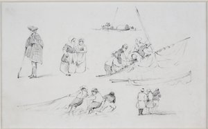 Études de figures - John Wilson Carmichael